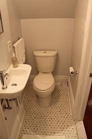Small Powder Room Note The Half Size But Still Stylish Sink Half Bathroom Remodel Tiny Powder Rooms Powder Room Small