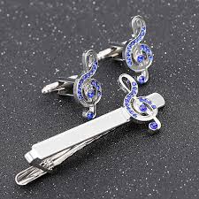 See more ideas about french horn, mens neck ties, tuba. Aliexpress New Style Men French Business Shirt Music Notes Diamond Set Cufflinks Tie Clip Buy At The Price Of 3 14 In Aliexpress Com Imall Com