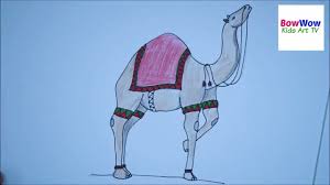 Start your camel drawing by picking an oval shape in the middle of the paper. Drawing A Camel Easy Step By Step For Kids Youtube