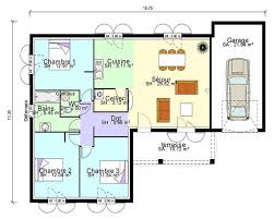 Batiment professionnel maison architecte maison bois maison contemporaine maison traditionnelle villas. Plan Maison Contemporaine Plain Pied En L 3 Chambres Et Garage Plans De Maison A Construir Plan Maison Contemporaine Plan Maison 100m2 Plan Maison Plain Pied