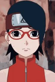 Ternyata sasuke selingkuh dengan hinata inilah anak mereka. Sarada Uchiha Gifs Tenor