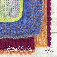 We show you how to fix it with our easy guide and knitting help video from our experts. Knitted Borders Black Sheep Wools