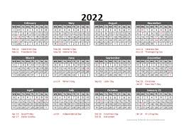 2022 Accounting Calendar 5 4 4 Free Printable Templates