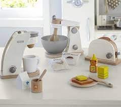 Wooden Appliances Cooking Toys Kids Kitchen Toy Kitchen