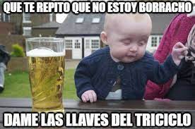 Los Mejores Memes De Internet Te Repito Que No Estoy Borracho Funny Pictures For Kids Funny Baby Memes Funny Babies