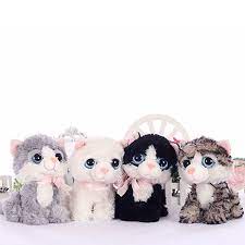 19cm Small Kawaii Big Eyes Plush Cats Stuffed Animals Grey White Black Brown Kitten Soft Toys For Children Kids Gifts 120106548 Kitten Soft Toy Soft Toysbig Eyes Plush Aliexpress