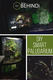This Custom Paludarium Is Controlled From An App Paludarium Paludariumdiy Vivarium Bioactive Vivarium Aquascape Design Beautiful Terrariums