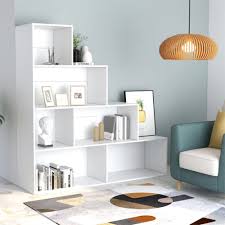 Study your plan to ascertain if there are any obvious architectural features that dictate the position of the divider. Vidaxl Book Cabinet Room Divider White 61 X9 4 X63 Chipboard Walmart Com Walmart Com