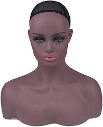 Professional Female Mannequin Head with Shoulders Display Bust Wigs Hats  Jewellery Stand (Female Destiny Black) : Amazon.co.uk: Beauty
