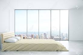 Ready for a bedroom refresh, but not ready to splurge? Side View Of Simple Bedroom Interior With Classic Walls And Window Stock Photo Picture And Royalty Free Image Image 58190408