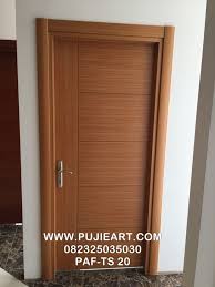 Pintu kamar mandi tipe fs 1e1 ini adalah pintu double plywood, yaitu rangka pintu yang diberi lapisan plywood kemudian diberi lubang di bagian bawah untuk tempat jalusi tanam di bawah sebagai tempat sirkulasi udara. Pintu Rumah Kayu Jati Minimalis Paf Ts 20 Pujieart Furniture Jepara