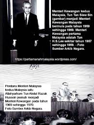 Rahim bin bakeri dan tuan mohd shahar abdullah. Menteri Kewangan Malaysia Pertama Dan Kedua Umno Bn Dlm Pru 15 Merampas Kelantan Terengganu Dgn Selesa