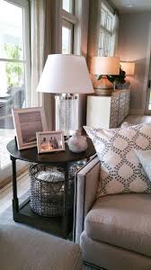 This end table has an industrial style, so it will give your home an edgy warehouse feel. Tour Of The Hgtv Dream Home 2016 Living Room Side Table Table Decor Living Room Living Room End Tables