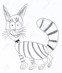Kids Funny Cat Pencil Drawing Smiling Cute Stock Photo Picture And Royalty Free Image Image 67796151 The idea of preparatory sketches is a tale as old as art. kids funny cat pencil drawing smiling cute