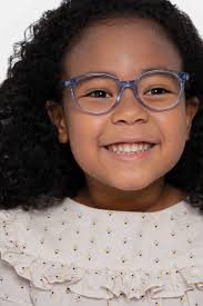 Trust Cat Eye Clear Blue Full Rim Eyeglasses