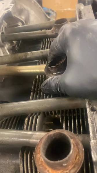 How to replace pushrod tube seals in a Corvair engine?