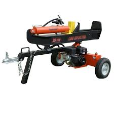 Powermate 25 Ton 208cc Gas Log Splitter Pls20825 The Home Depot Gas Log Splitter Log Splitter Wood Splitter