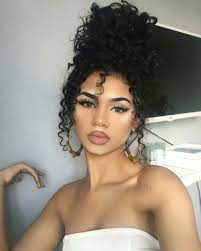 Pinterest Rebelxo7 Curly Hair Styles Curly Hair Styles Naturally Curly Bun Hairstyles