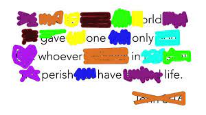 After introducing john 3:16 and going over it several times with your class, have all your kids sit in a circle. Teach Your Kids John 3 16 Youtube