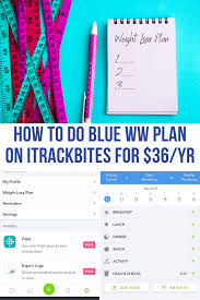 ww blue plan on itrackbites