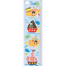 Pirate Boys Personalized Growth Chart