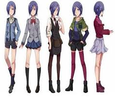 Various Outfits That Touka Wears In The Anime Tokyo Ghoul Cosplay Touka Kirishima Cosplay Touka Kirishima