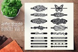 Leather Bracelets Svg Vol Ii Bundle Cutting Templates 120255 Cut Files Design Bundles