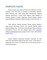 3.1 pengenalan dalam bab ini, perkara yang dibincangkan adalah tentang latar belakang kawasan kajian dan aspek yang berkaitan. Kawasan Kajian