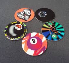 90s Set Of Five Eight Ball Pogs 8 Ball Pool Billiards Neon Pog Game Pieces Mixed Media Art Supply Game Pieces Etsy The Good Old Days