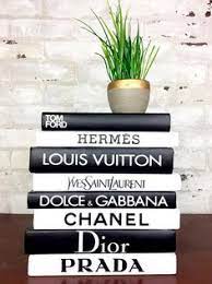 8 Books Black White Designer Book Set Coco Chanel Book Chanel Book Coffee Table Books Decor Tom Ford Book