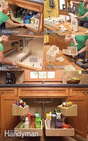 Diy Kitchen Cabinets Create Extra Space Under Your Sink Cuidine Rangement Cuisine Agencement Cuisine Et Amenagement Cuisine