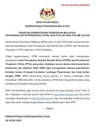 Check spelling or type a new query. Kpm Lembaga Peperiksaan Tiada Kaitan Dengan Upsrx Dan Pt3x Buzzkini