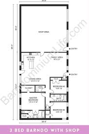 2 bedrooms and 2 bathrooms barndominium floor plans. Here Is An Example Of A Barndominium Floor Plans Cute766