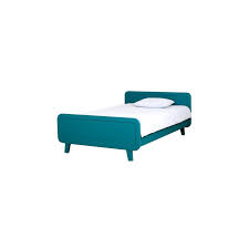 rundes bett 120x200 cm blau pfauenblau lit design lit enfant lit ado