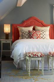 Maybe you would like to learn more about one of these? Bedrooms Red Tufted Headboard White Stitching White Hotel Bedding Red Stitchi Bedroom Red Home Home Bedroom