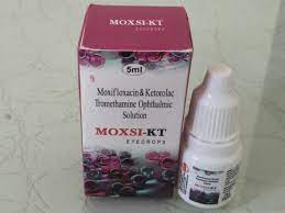 Moxsi Kt Eye Drops Moxifloxacin Ip 0 5 W V Ketorolac Tromethamine Ip 0 5 W V Benzalkonium Chloride Solution Ip 0 Eye Drops Benzalkonium Chloride Eyes