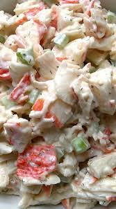 Seafood Salad Sea Food Salad Recipes Crab Salad Recipe Seafood Salad