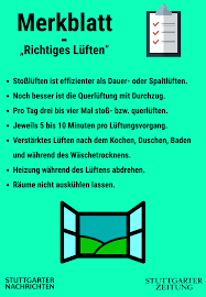 Richtig Luften Alle Infos Im Uberblick Merkblatt