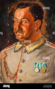 Portrait of Bruno Alexander Roscher (Bildnis Bruno Alexander Roscher) by  Otto Dix dated 1915 Stock Photo