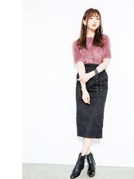 菅野結以 crayme のブーツを使ったコーディネート wear 着こなしいろいろ ファッションアイデア ファッション