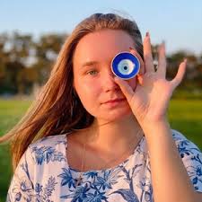 Third Eye Ring Dish, Ringholder, 22 K Gold Rim, New Age Gift