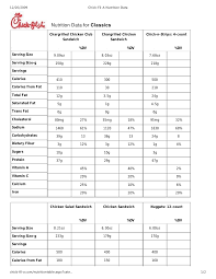 Subway Flatiza Calories In Foods Chart Kids Printable Fat
