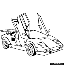 Learn about famous firsts in october with these free october printables. Lamborghini Countach Coloring Page Free Lamborgh