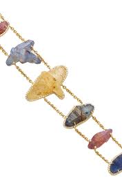 18k Gold Sapphire And Diamond Bracelet By Kimberley Mcdonald 18k Gold Diamond Choker Diamond Bracelet