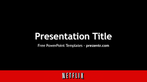 Why use powerpoint when you can make presentations with similar programs that are free? Free Netflix Powerpoint Template For Download Prezentr