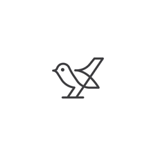 Clean Simple Literal With A Slight Abstract Take On A Bird