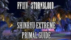 The last story battle of the game has you facing shinryu. Ffxiv Shinryu Extreme Primal Guide Revised Youtube