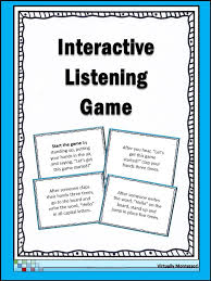 Interactive Listening Game Icebreaker And Community Builder Listening Games Listening Activities For Kids Student Encouragement