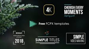 Click the titles icon to browse all titling effects available in final cut pro and select the star titler category: 6 Free Simple Titles Fcpx Templates Youtube