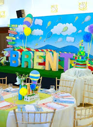 Oh The Places You Ll Go Dr Seuss Party Kara S Party Ideas Dr Seuss Birthday Party Kindergarten Graduation Party Seuss Party